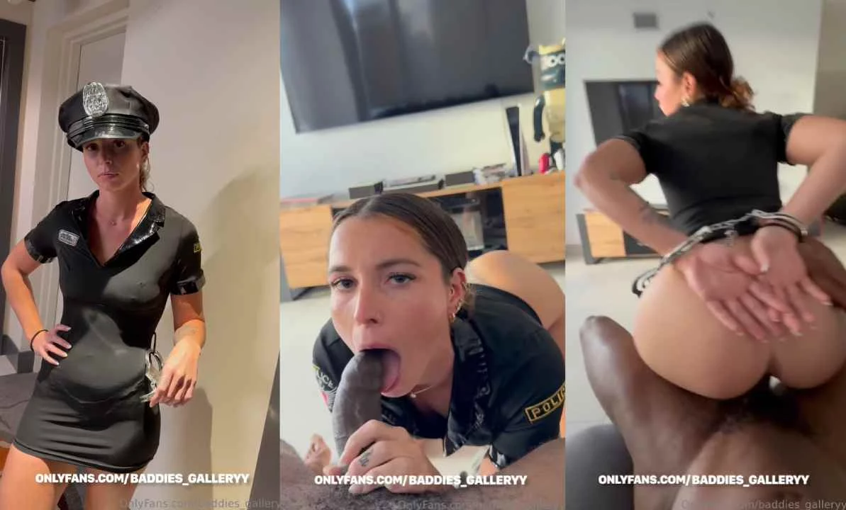Ashley Aoky Police Handcuff Sex Tape