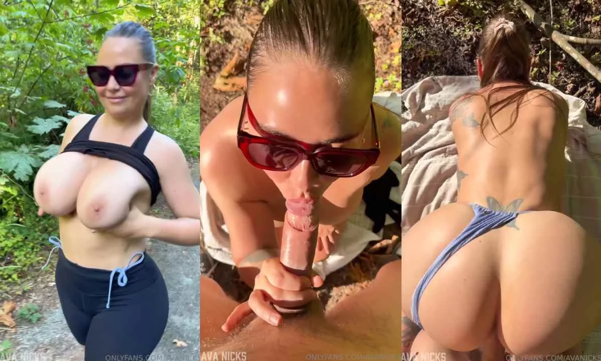 Ava Nicks Sex Tape In The Forest